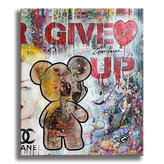 Teddy Bear Never Give Up