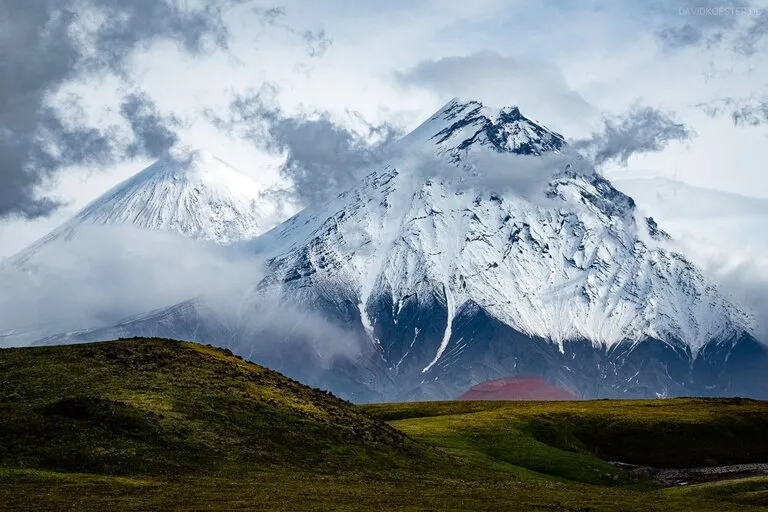 Kamtschatka Vulkan Zwillinge