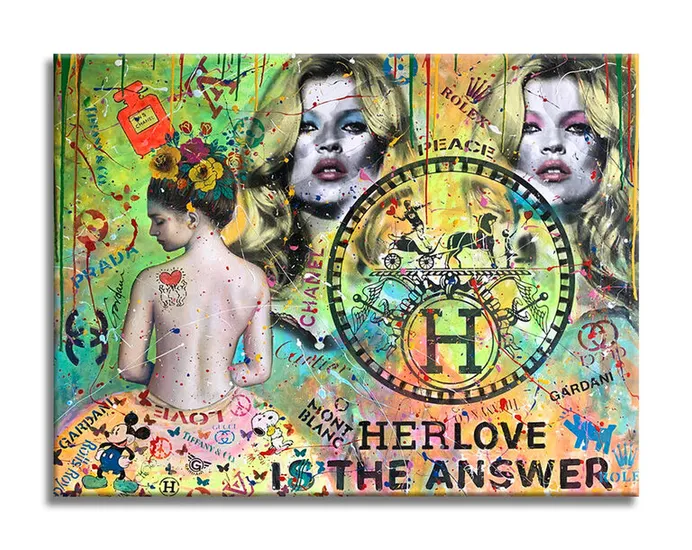 Hermes is the Answer - Original Painting on Canvas