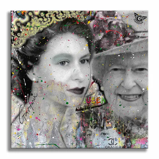 Queen Elizabeth II – Original Painting on Canvas