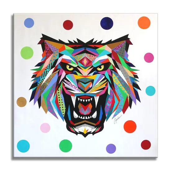 Tiger Brazil - Original Painting on Canvas