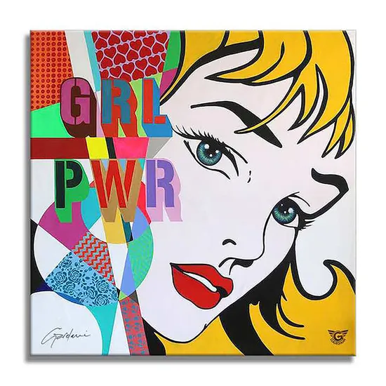 Girl Power - Original Painting on Canvas