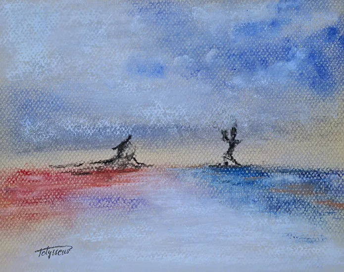 Splitterwesen in der Landschaft (Kat. Nr.: SWL 306)