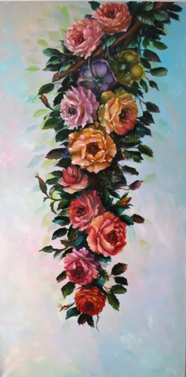 ,Hanging roses'