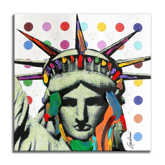 Liberty Underwater - Original Painting on Canvas