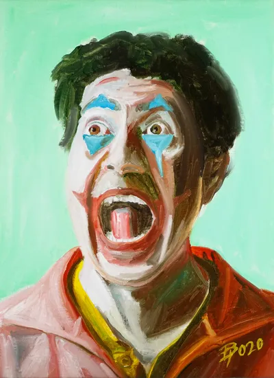 Self portrait as a joker