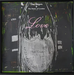 DOM PERIGNON PAINTING (Pink Love)