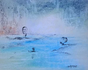 Splitterwesen in der Landschaft (Kat. Nr.: SWL 305)