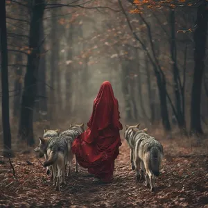 Beauty and wolves