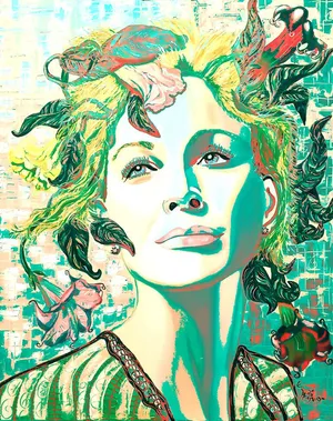 "In voller Blüte"  Sharon Stone