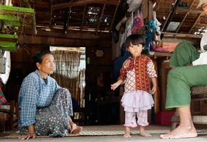 Burma/Myanmar – Ayeyarwady, im Dorf bei Htee Chaint