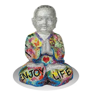 Enjoy Life Buddha - Original Swarovski Sculpture