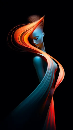 Generative Abstract Visions Of femininity,