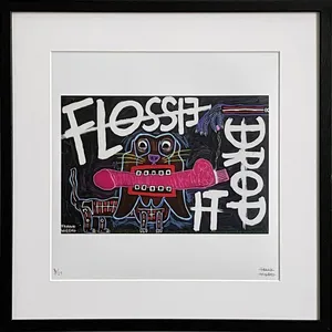 Limited Edt. Art Print – FLOSSIE, DROP IT!