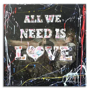 All we need is LOVE - Original Painting on Canvas