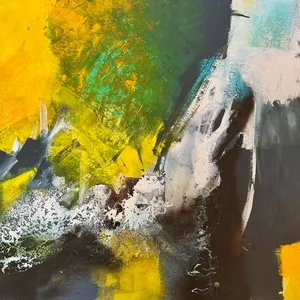 Là, òu le jaune perce l'obscuritè, Da, wo das Gelb die Dinkelheit durchbricht, Where the yellow breaks through the dark