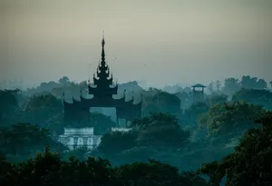 Burma/Myanmar – Ayeyarwady, Königspalast in Mandalay