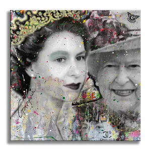 Queen Elizabeth II – Original Painting on Canvas