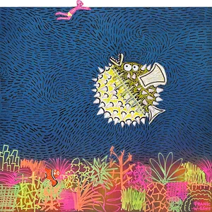 TROUBLES IN BLUE PARADISE – PUFFERFISH