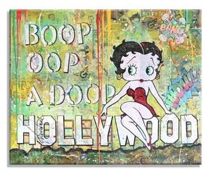 Betty Boop Hollywood - Original Painting on Canvas