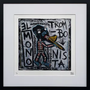 Limited Edt. Art Print – EL MONO TROMBONISTA