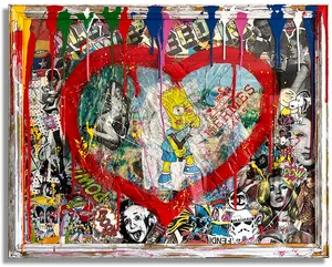 Heal your Broken Heart – Original Painting on cardboard