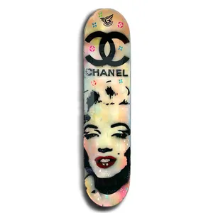 Marilyn Skateboard – Original Painting on Skateboard