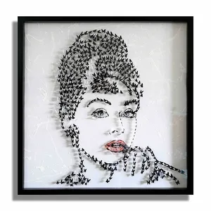 Audrey Dreams – Unique 3D Painting/Wall Sculpture