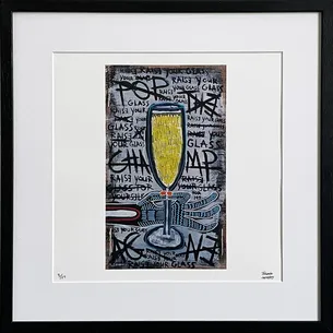 Limited Edt. Art Print – POP THE CHAMPAGNE