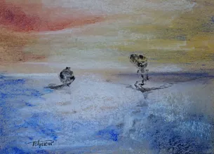 Splitterwesen in der Landschaft (Kat.Nr: SWL 212)