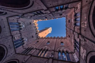 View of the Torre del Mangia, Siena