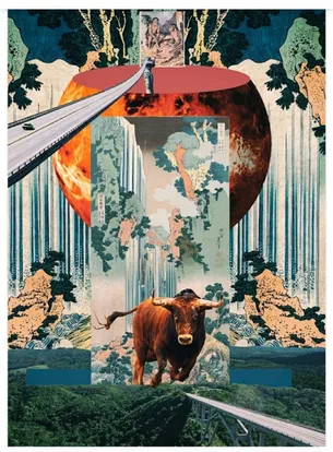 The bull in ukiyo-e