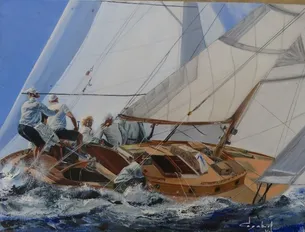 Regatta in Mediterranean