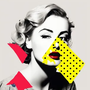 Love's Palette: A Pop Art Ode to Passion