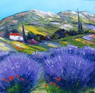 Lavenders in Luberon