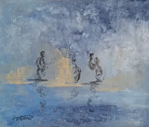 Splitterwesen in der Landschaft (Kat. Nr.: SWL 217)