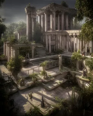 The gardens of the lost City of Atlantis no.1