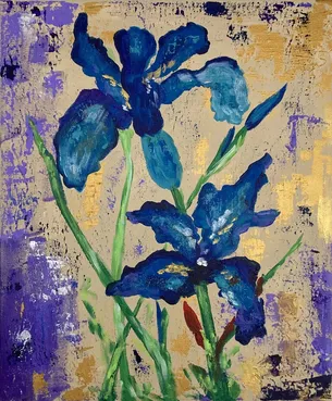 Blue flowers