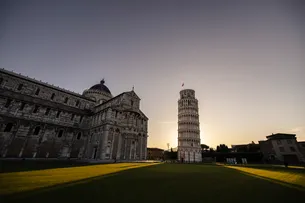 At Piazza dei Miracoli at sunrise, Pisa
