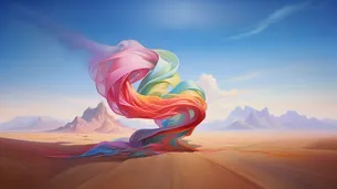 The Rainbow Sandstorm